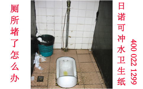 厕所堵了怎么办 日诺水溶性卫生纸批发